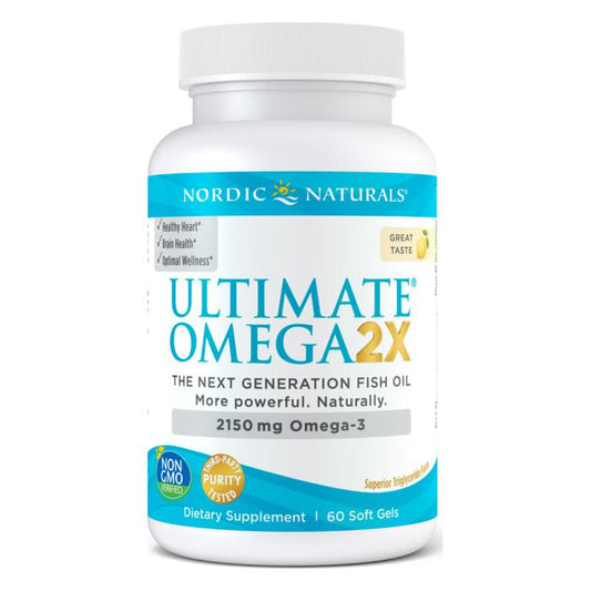 Ultimate Omega 2X Lemon 2150mg 60ct 30srv