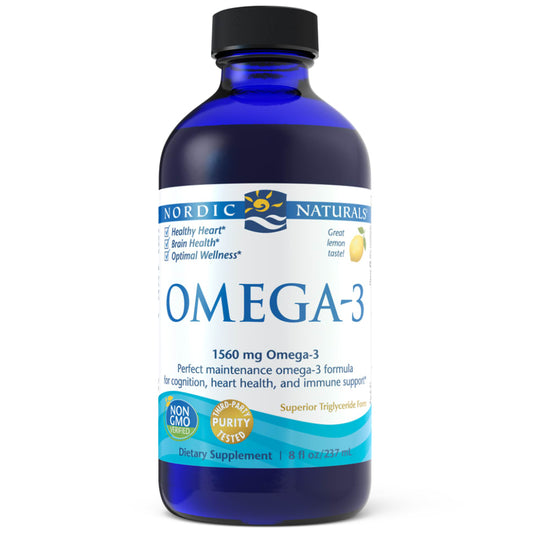 Omega-3 Lemon 1560mg 8fl oz 48srv