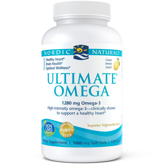 Ultimate Omega Lemon 1280mg 120ct 60srv
