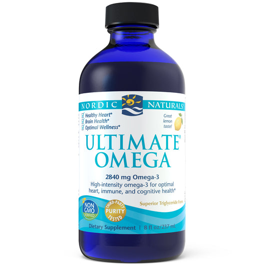 Ultimate Omega Lemon 2840mg 8fl oz 48srv