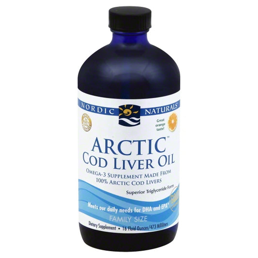 Arctic Cod Liver Oil Orange 1060mg 16fl oz 96srv