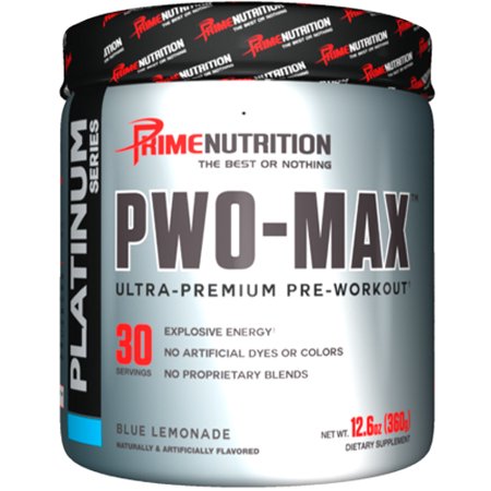 PWO Max Blue Lemonade 30srv