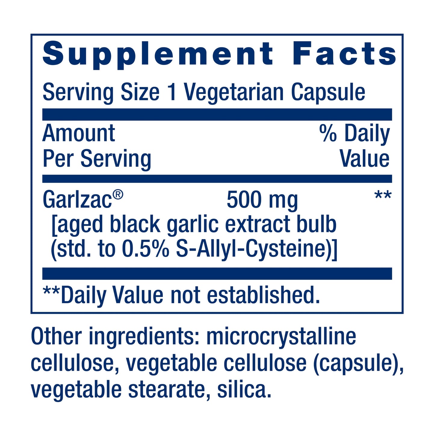 Aged Black Garlic w/Garlzac® 30ct