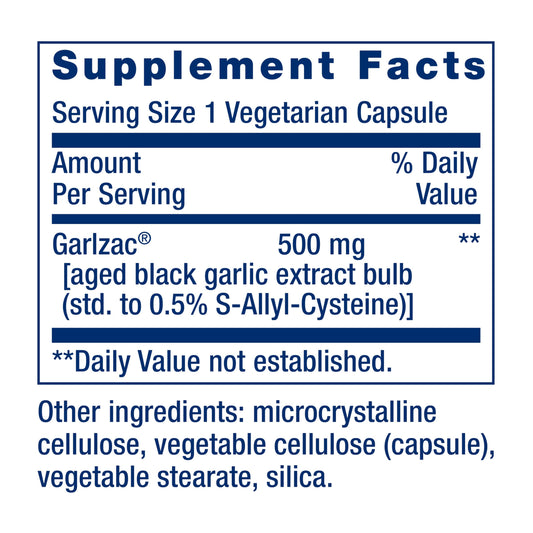 Aged Black Garlic w/Garlzac® 30ct