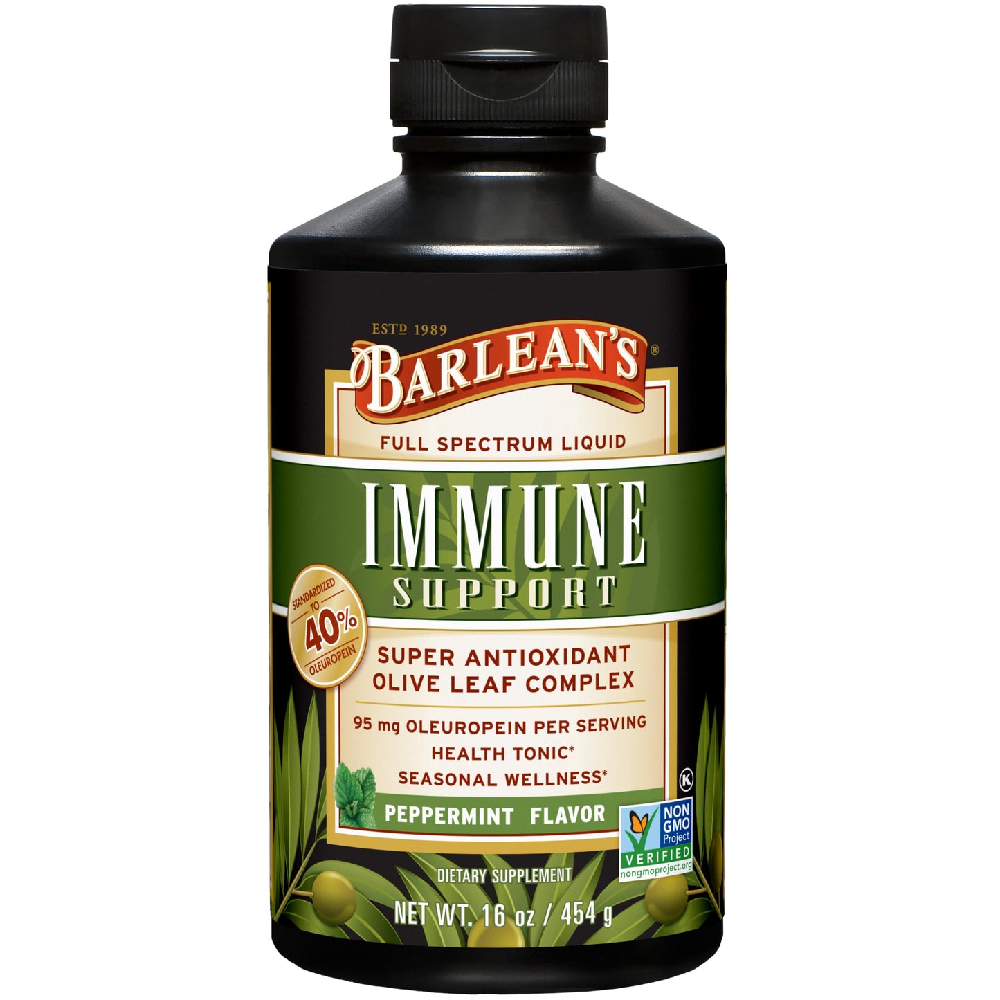 Olive Leaf Complex Peppermint 16fl oz 26srv