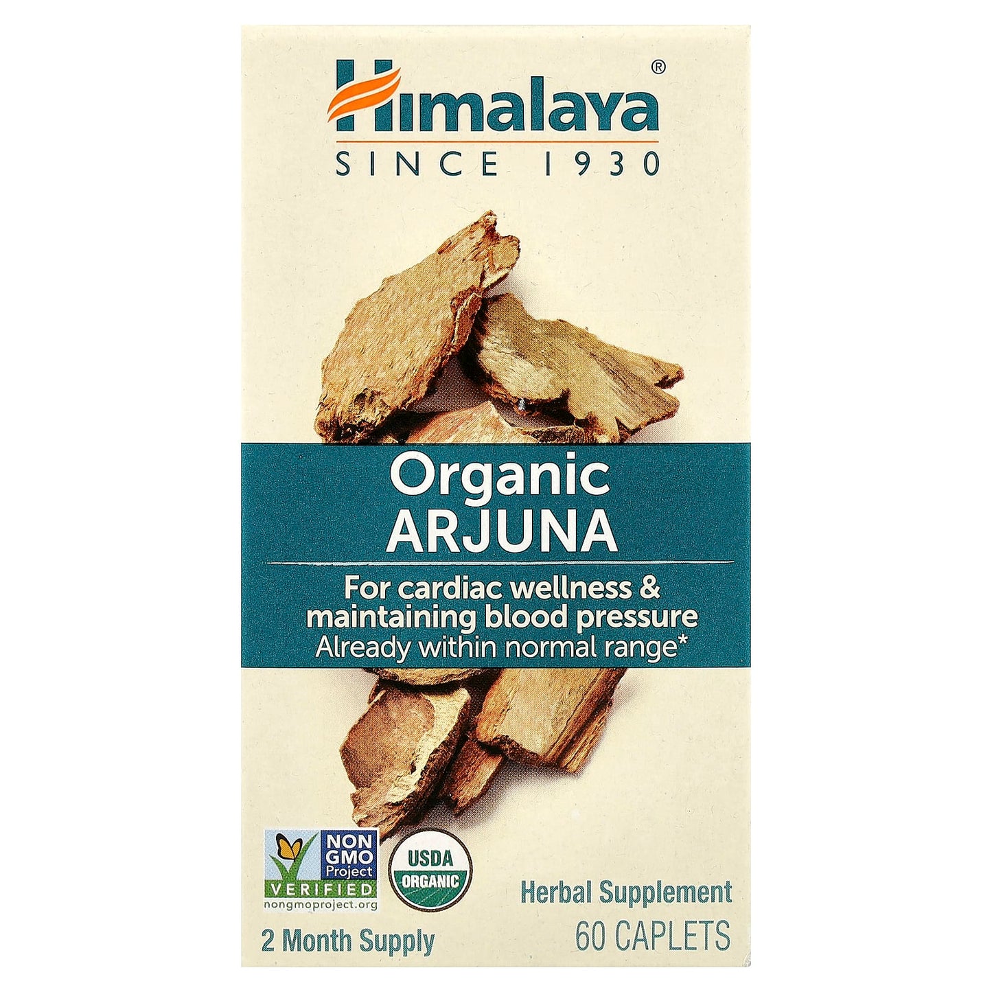 Organic Arjuna 60 Caplets