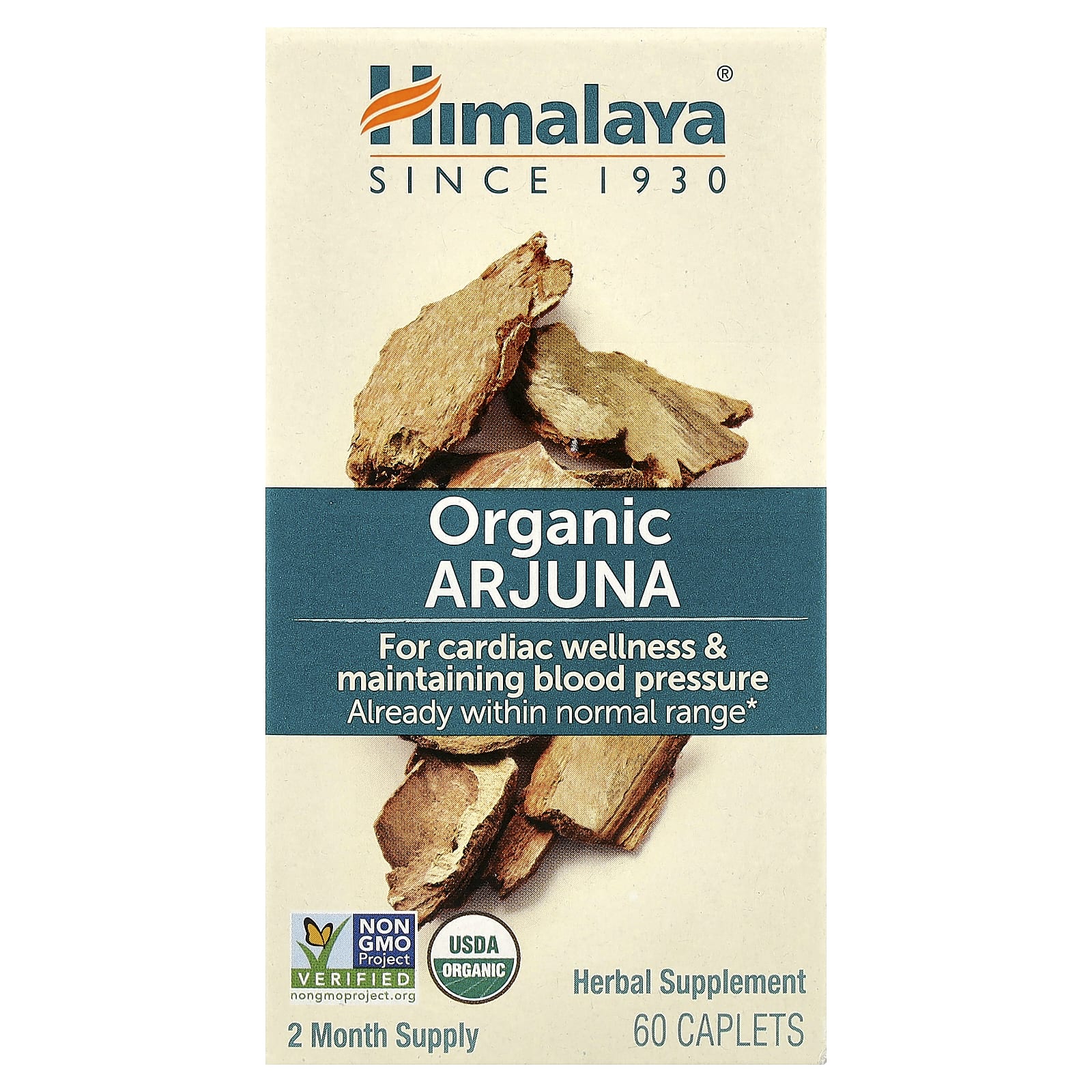 Organic Arjuna 60 Caplets