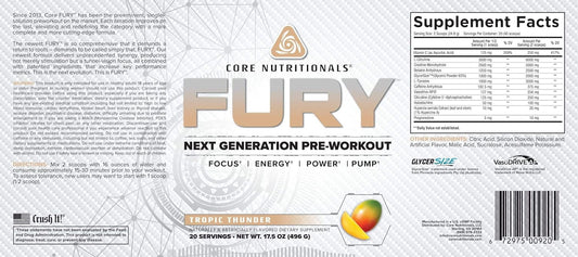 Fury Tropic Thunder 16oz