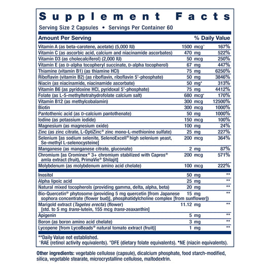 Two-Per-Day Multivitamin 60 Capsules