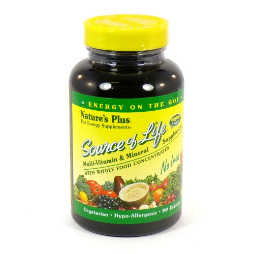 Source Of Life No Iron 90ct 30srv