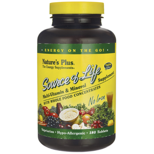 Source Of Life No Iron 180ct 60srv