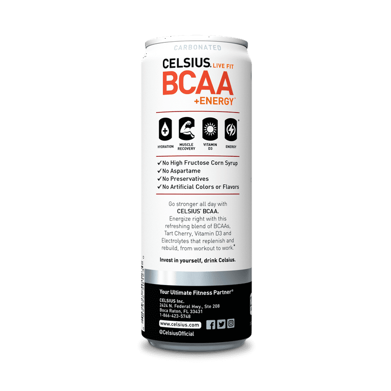 Celsius BCAA+ Energy Blood Orange Lemonade