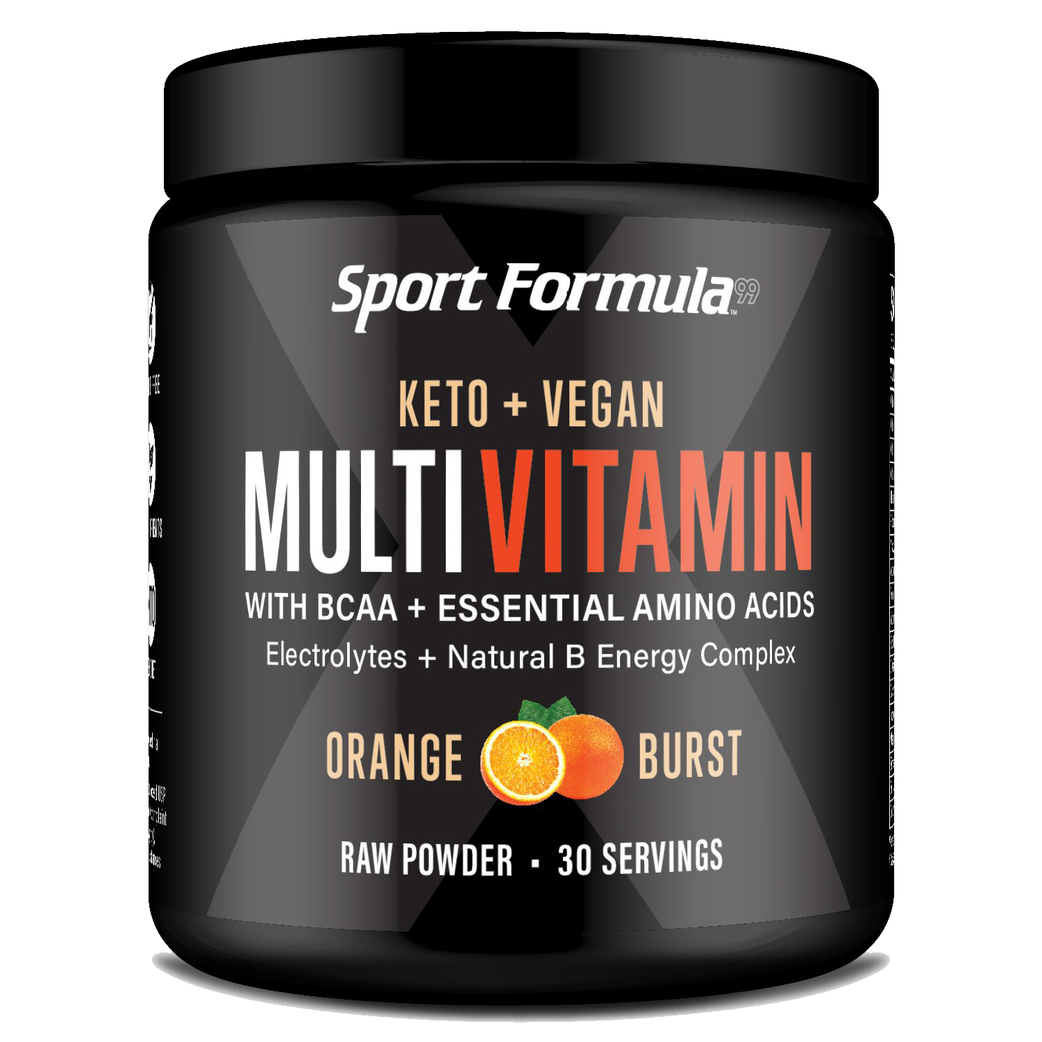 Powder Multivitamin Tub Orange Burst 30srvgs
