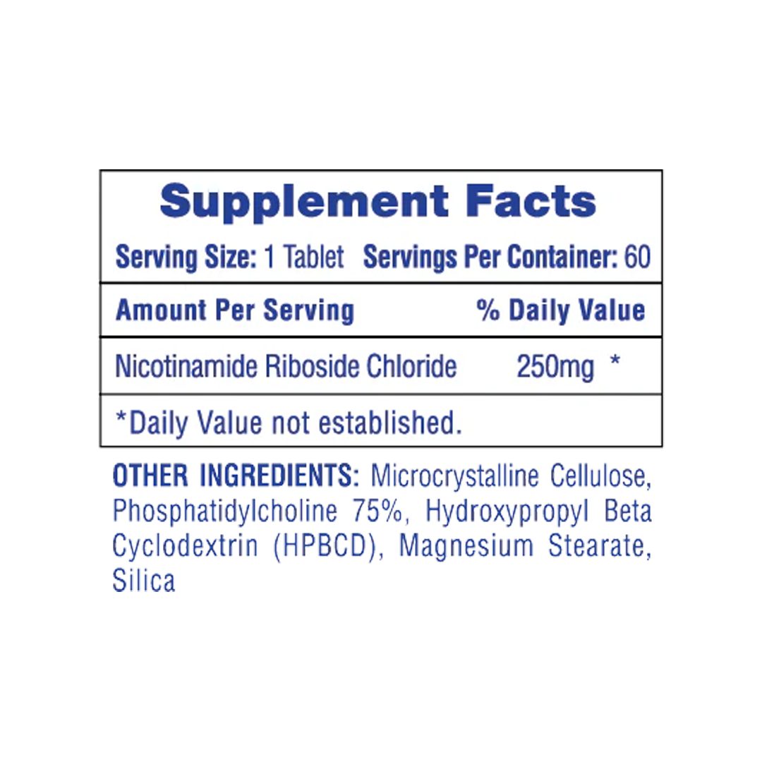 Liposomal NAD+ 250mg 60ct