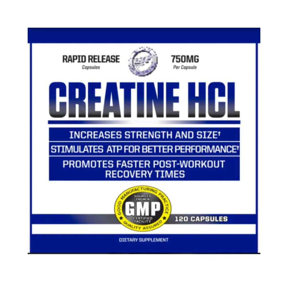 Creatine HCl 750mg 120ct