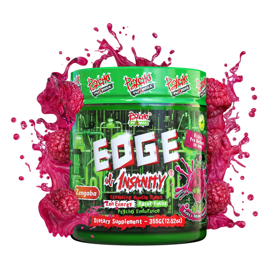 Edge Of Insanity Pre - Workout Round Raspberry