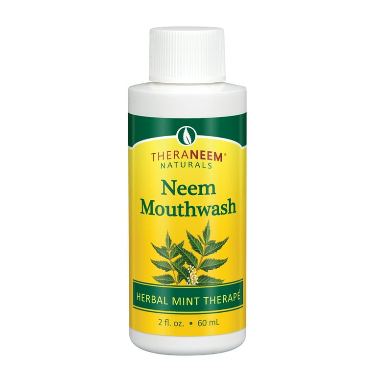 Neem Mouthwash Mint Alcohol Free Vegan 2fl oz