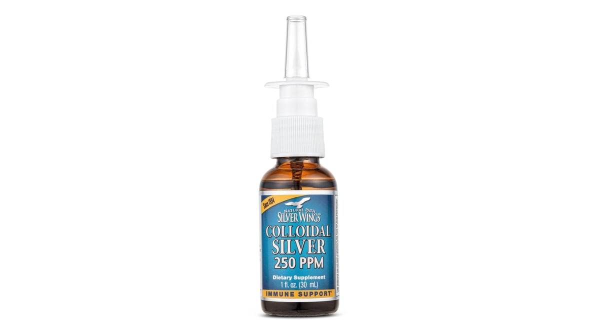 Colloidal Silver Vertical Spray 50ppm 1fl oz 30srv