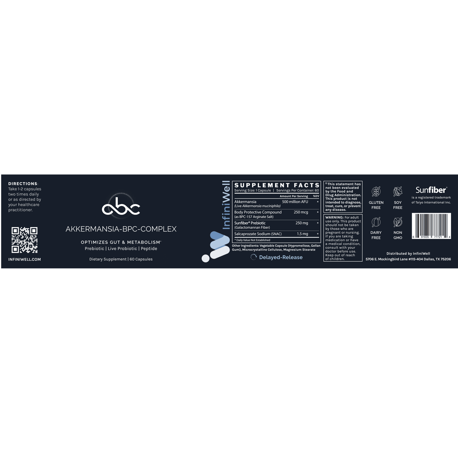 Akkermansia BPC Complex (ABC) 60ct