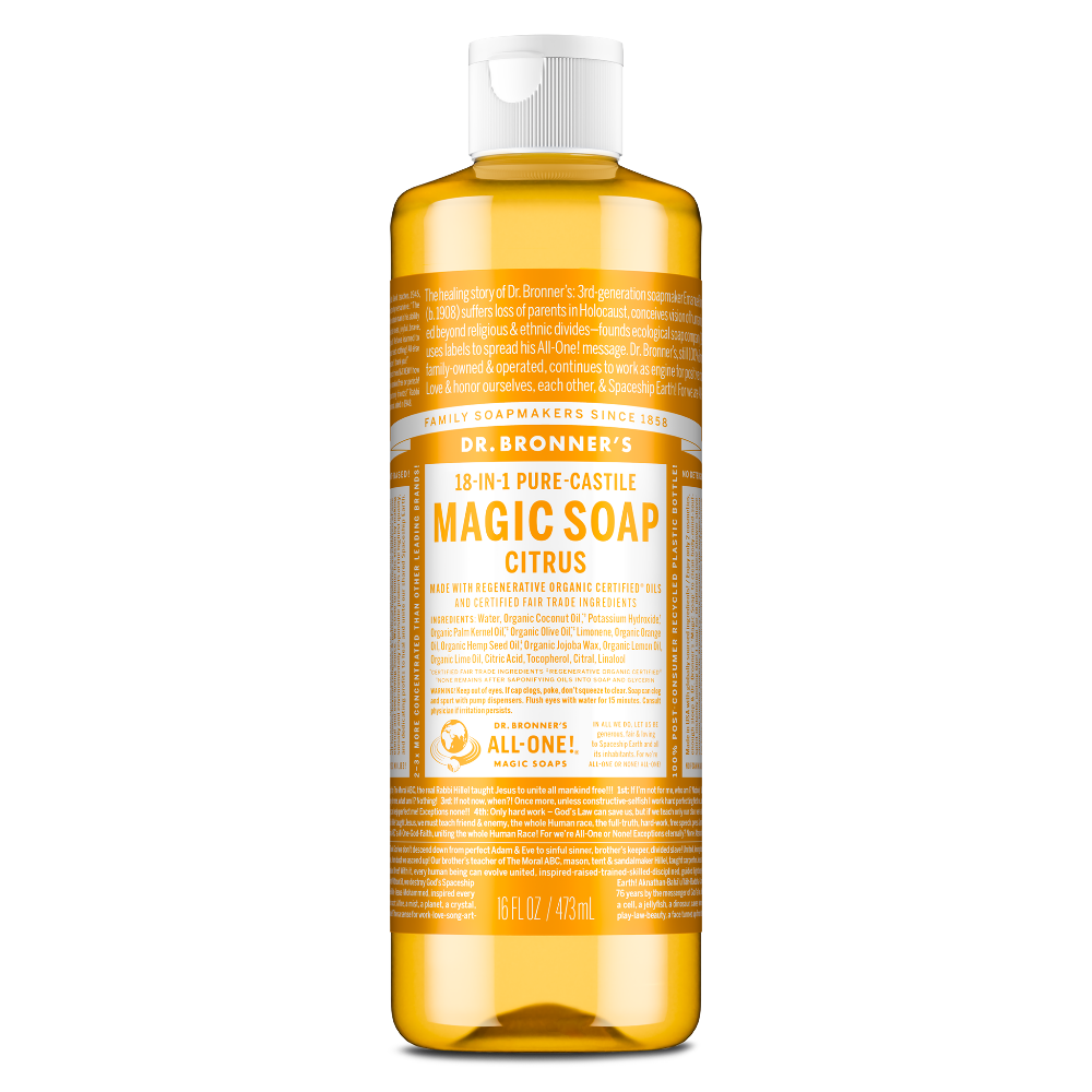 Pure Castile Soap Citrus 16floz