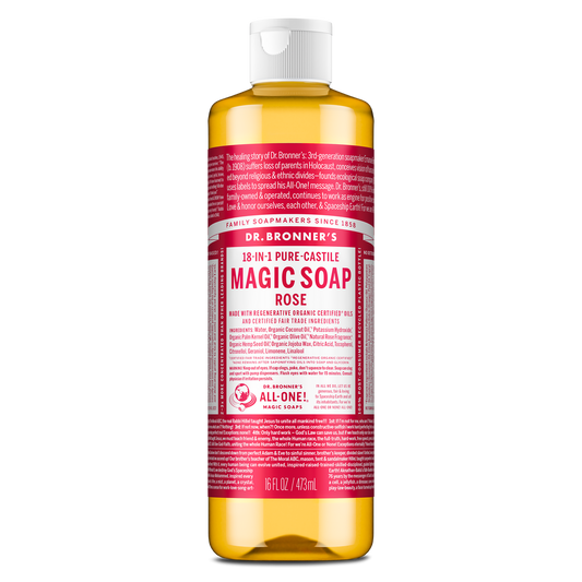 Liquid Castille Soap Rose 16oz
