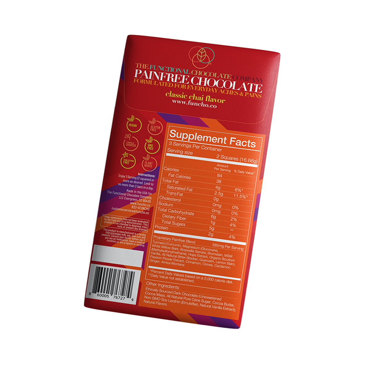 Painfree Chocolate Classic Chai