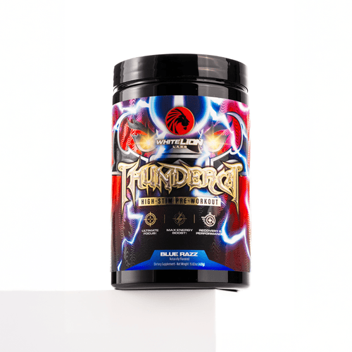 Thundercat High-Stim Preworkout Blue Razz 30srvgs